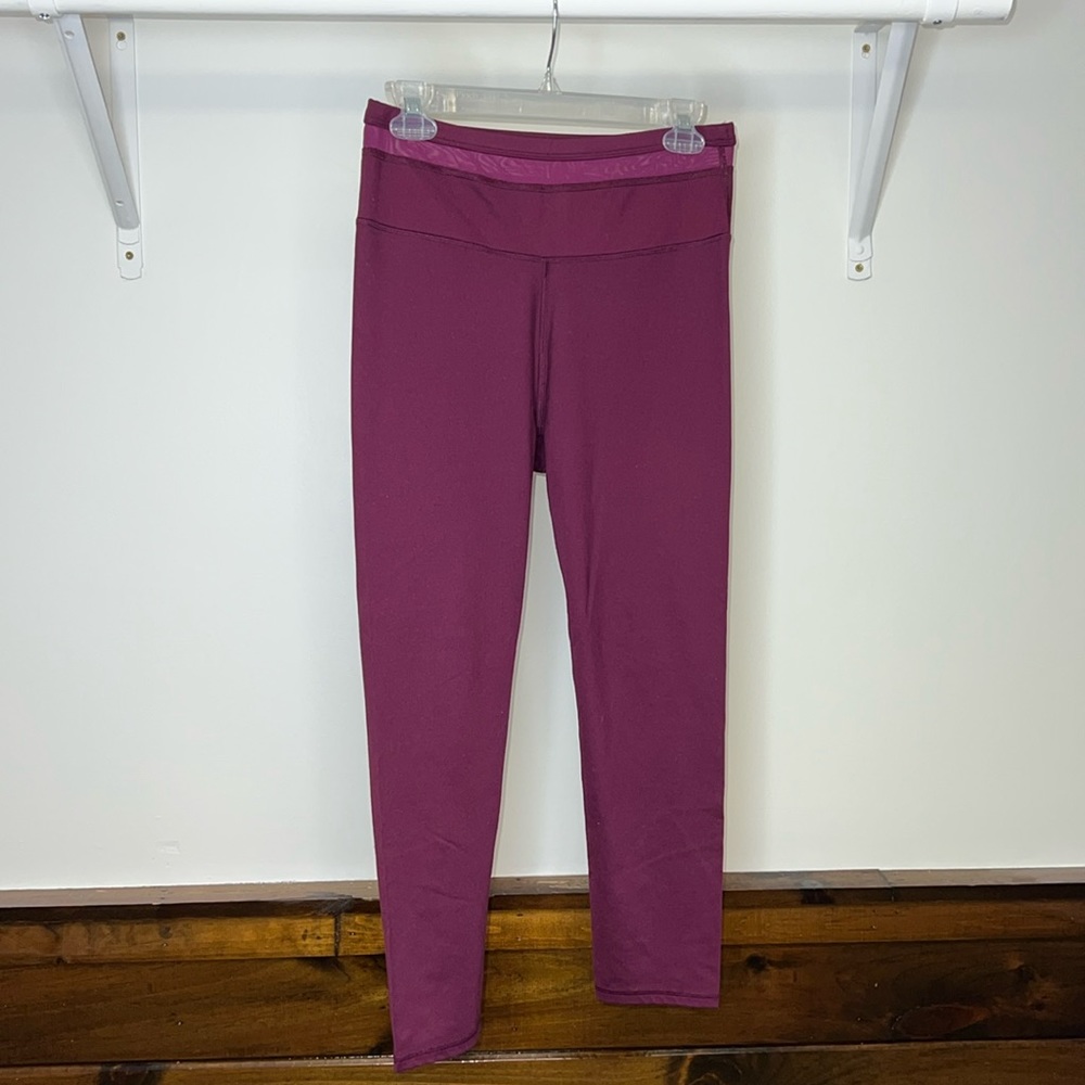 Fabletics Maroon‎ Maternity Leggings- S